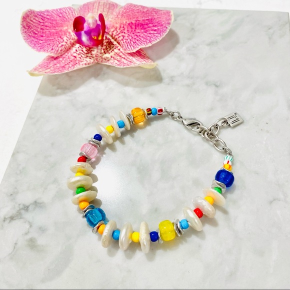 DANNIJO Hendrix Bead and Pearl Bracelet NWT - Picture 4 of 17